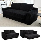 70.78" Loveseat Sofa, Comfy Deep Seat, Modern Small Corduroy Couch for Living Room, Bedroom, Apartment, Home Office, No Assembly