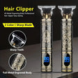 LCD Display T9 Electric Hairber 0mm Shaver Hair Trimer Home Appliances Travel Barber Razors Shaving Machine for Men Trimmer Man - Crystal Decor Shop