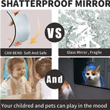 4PCs 3D Self-adhesive Mirror Sticker