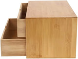 Bamboo Tabletop Organizer - Crystal Decor Shop