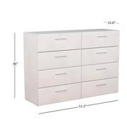 8-Drawer Minimalist Dresser
