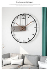 3D Iron Wall Clock - Crystal Decor Shop