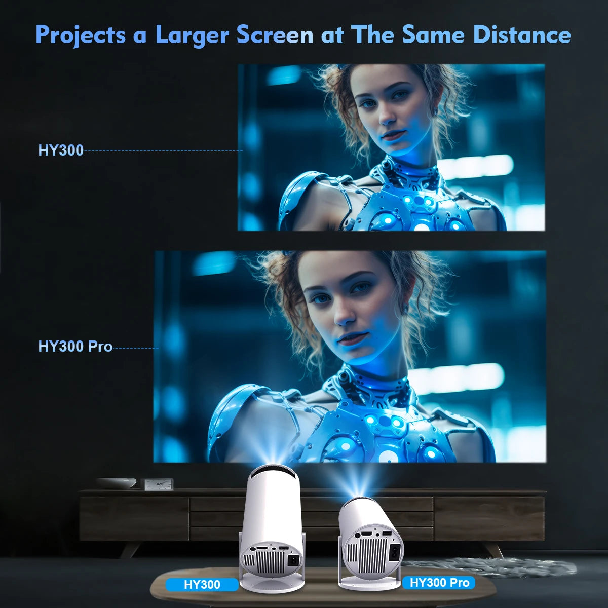 Magcubic Projector HY300 Pro 4K Android