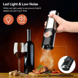 Electric Salt and Pepper Grinder - Crystal Decor Shop