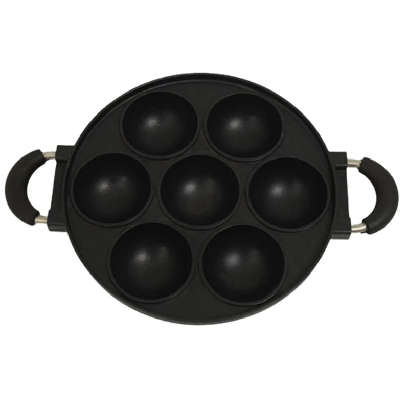 7 Hole Cooking Cake Pan - Crystal Decor Shop