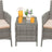 Outdoor Lounge Furniture Set - Crystal Decor Shop