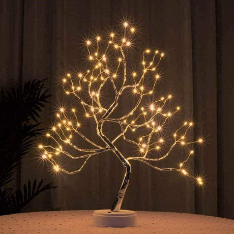 LED Fairy Light Tree Lamp - Crystal Decor Shop
