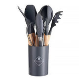 12Pcs Silicone Cooking Utensils - Crystal Decor Shop