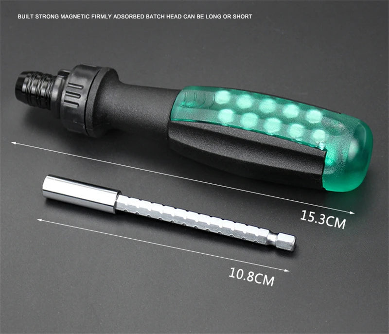 Magnetic Screwdriver Bit Set Hand Tools Phillips Screw Driver Multi-function Appliances Car Repair Kit Home Tool Accessories - Crystal Decor Shop