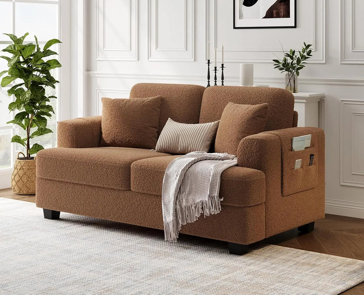 89 inch Couches for Living Room, Modern Couch with Deep Seat, Home Sofa Living Room, 3 Seater Couch with Firm Structure
