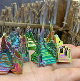 Natural Bismuth Tower - Crystal Decor Shop