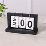 Wooden Perpetual Calendars Flip - Crystal Decor Shop