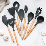 12PCS Silicone Kitchenware - Crystal Decor Shop