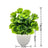 Artificial Bonsai Green Fake Plant - Crystal Decor Shop