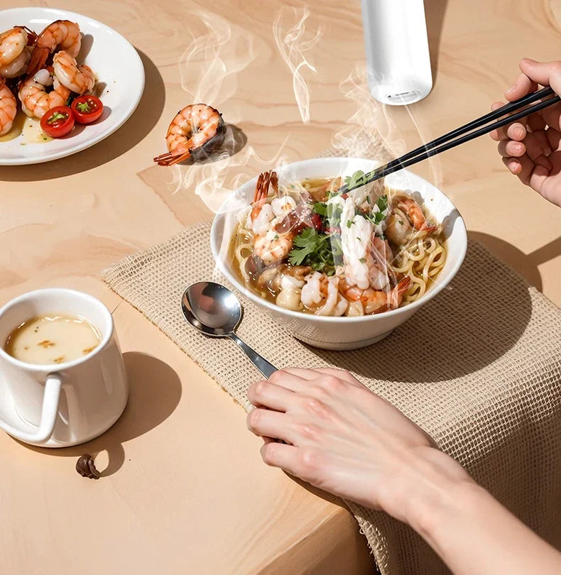 Tinsol Electric Cordless Noodle Maker Portable Noodle Press Home Appliances Outdoor Kitchen Home Breakfast Smart Noodle Maker - Crystal Decor Shop