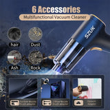 SZUK 18000PA Car Vacuum Cleaner Mini Portable Duster Handheld Cleaning Machine Home Appliance Powerful Wireless Vacuum Cleaner - Crystal Decor Shop