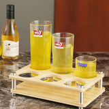 6 Holes Wooden Glass Holder