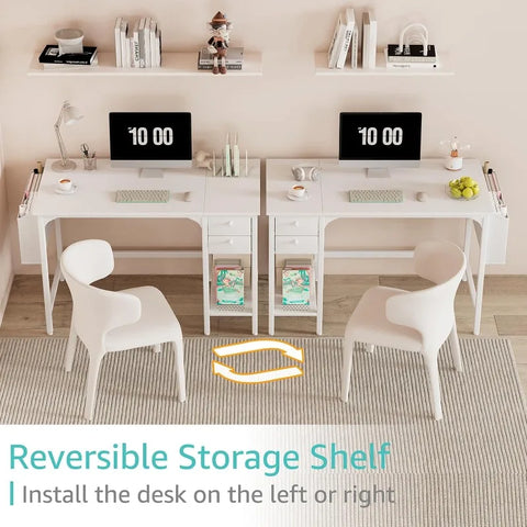 Small Desk with Drawers