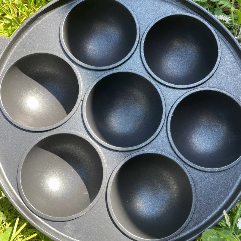 7 Hole Cooking Cake Pan - Crystal Decor Shop