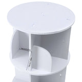 Rotating Bookshelf , 360 Display Bookcase, 4-Tier Corner Bookshelf , Floor Standing Bookshelf for Living Room, Office