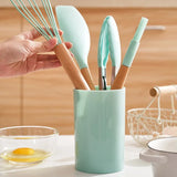 12Pcs Silicone Cooking Utensils - Crystal Decor Shop