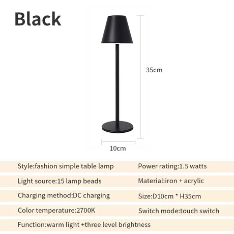 Rechargeable Creative Touch Lamp - Crystal Decor Shop