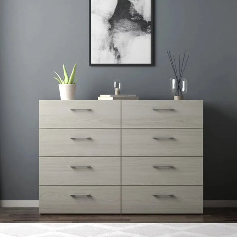 8-Drawer Minimalist Dresser
