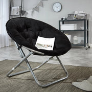Soft Microsuede Saucer Chair