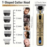 LCD Display T9 Electric Hairber 0mm Shaver Hair Trimer Home Appliances Travel Barber Razors Shaving Machine for Men Trimmer Man - Crystal Decor Shop