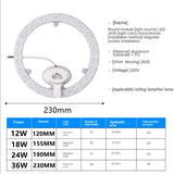 LED Ring PANEL Circle Light 12W 28W 24W 36W - Crystal Decor Shop