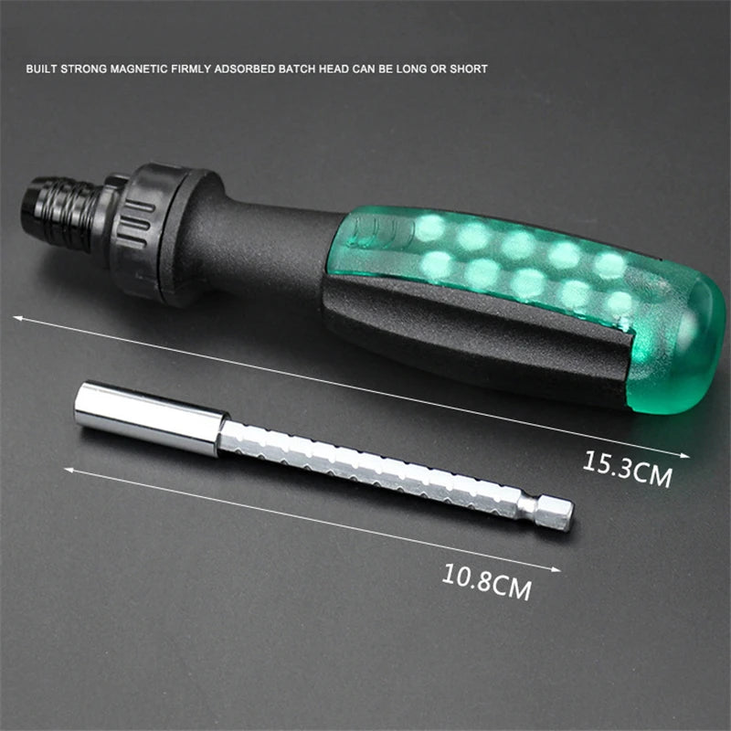 Magnetic Screwdriver Bit Set Hand Tools Phillips Screw Driver Multi-function Appliances Car Repair Kit Home Tool Accessories - Crystal Decor Shop