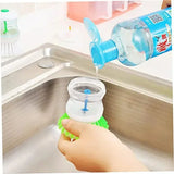 Kitchen Wash Pot Dish Brush Astronaut Washing Utensils with Automatic Soap Liquid Dispenser Household Cleaning Accessories