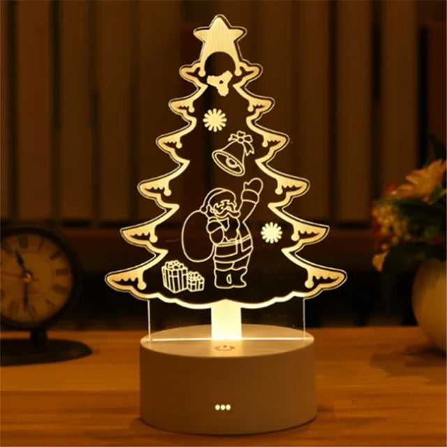 Romantic Love 3D Acrylic Led Lamp - Crystal Decor Shop