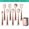 Silicone Cooking Utensils Set - Crystal Decor Shop