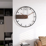 3D Iron Wall Clock - Crystal Decor Shop