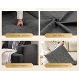 89 inch Couches for Living Room, Modern Couch with Deep Seat, Home Sofa Living Room, 3 Seater Couch with Firm Structure
