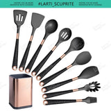 Silicone Cooking Utensils Set - Crystal Decor Shop