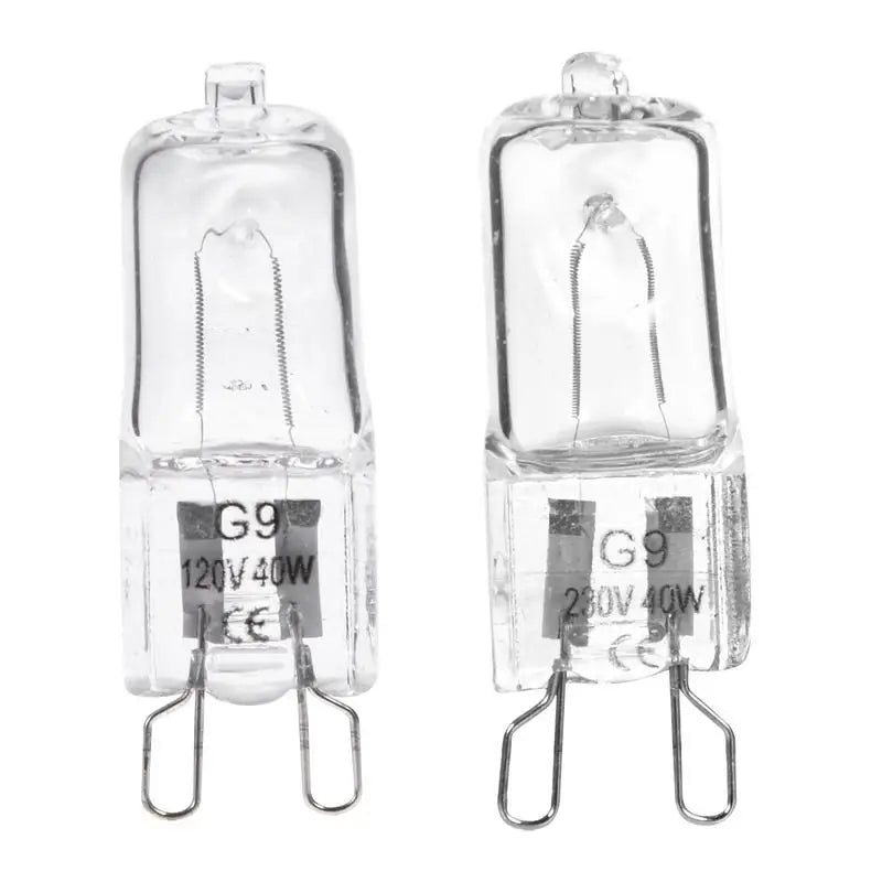 G9 Oven Bulb Light Microwave Oven Halogen Bulb Lamp High Temperature Resistant For Household Kitchen Appliance 40W 120/230V - Crystal Decor Shop