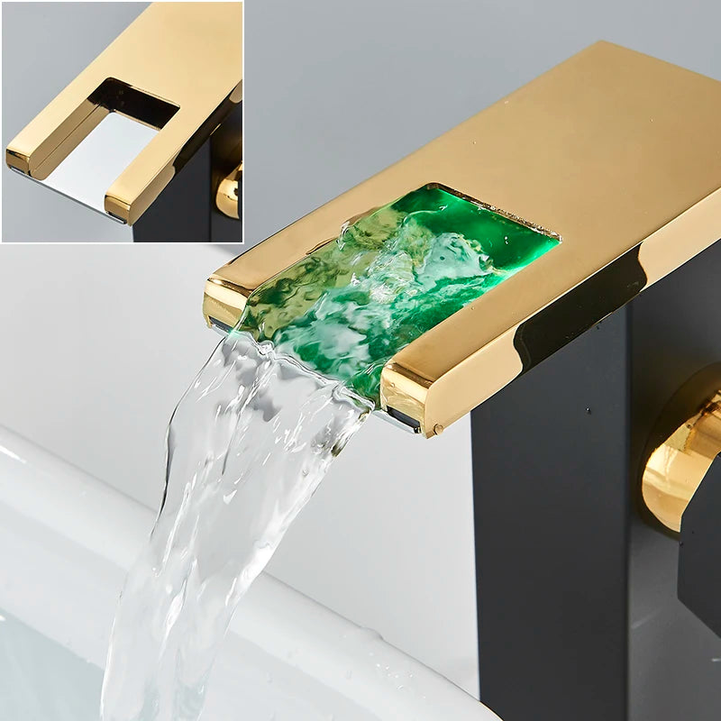 LED Bathroom Sink Faucet - Crystal Decor Shop