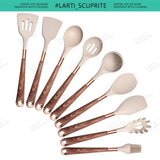 Silicone Cooking Utensils Set - Crystal Decor Shop