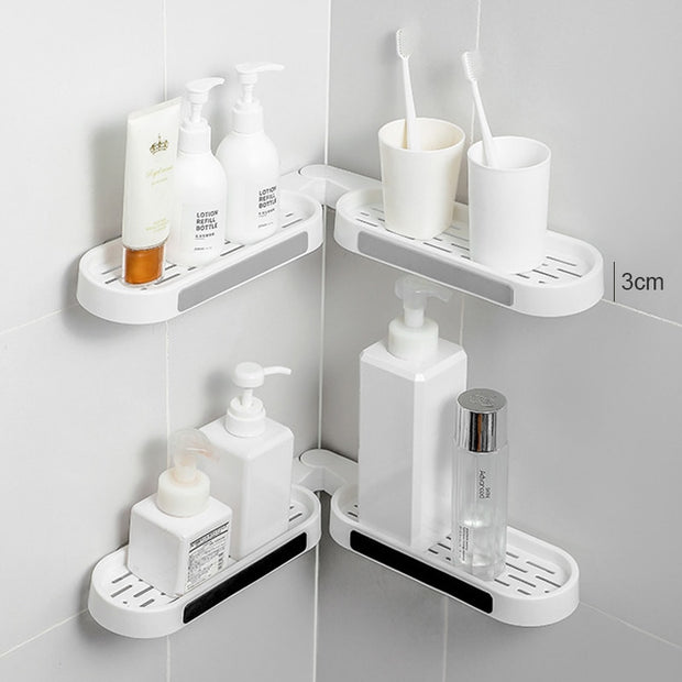 Punch-free Bathroom Shelf