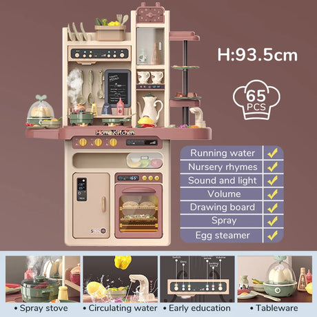 Infant Shining 93cm Kids Kitchen Toys - Crystal Decor Shop