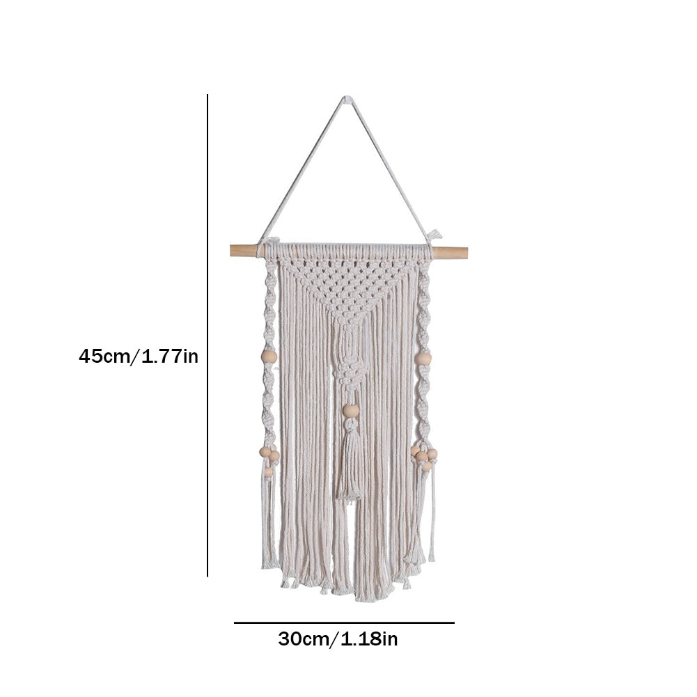 Macrame Woven Tapestry - Crystal Decor Shop