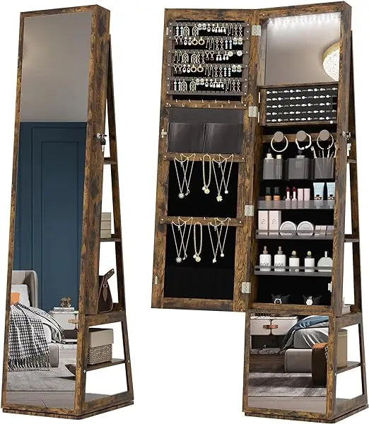 Standing Jewelry Organizer - Crystal Decor Shop