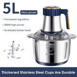 Electric Meat Grinder 304 Stainless Food Crusher Multifunction