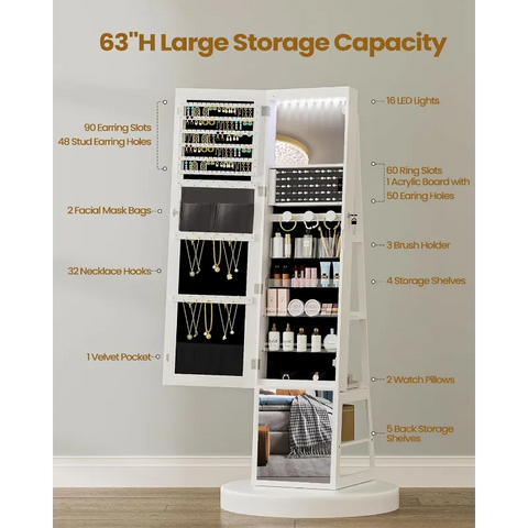 Standing Jewelry Organizer
