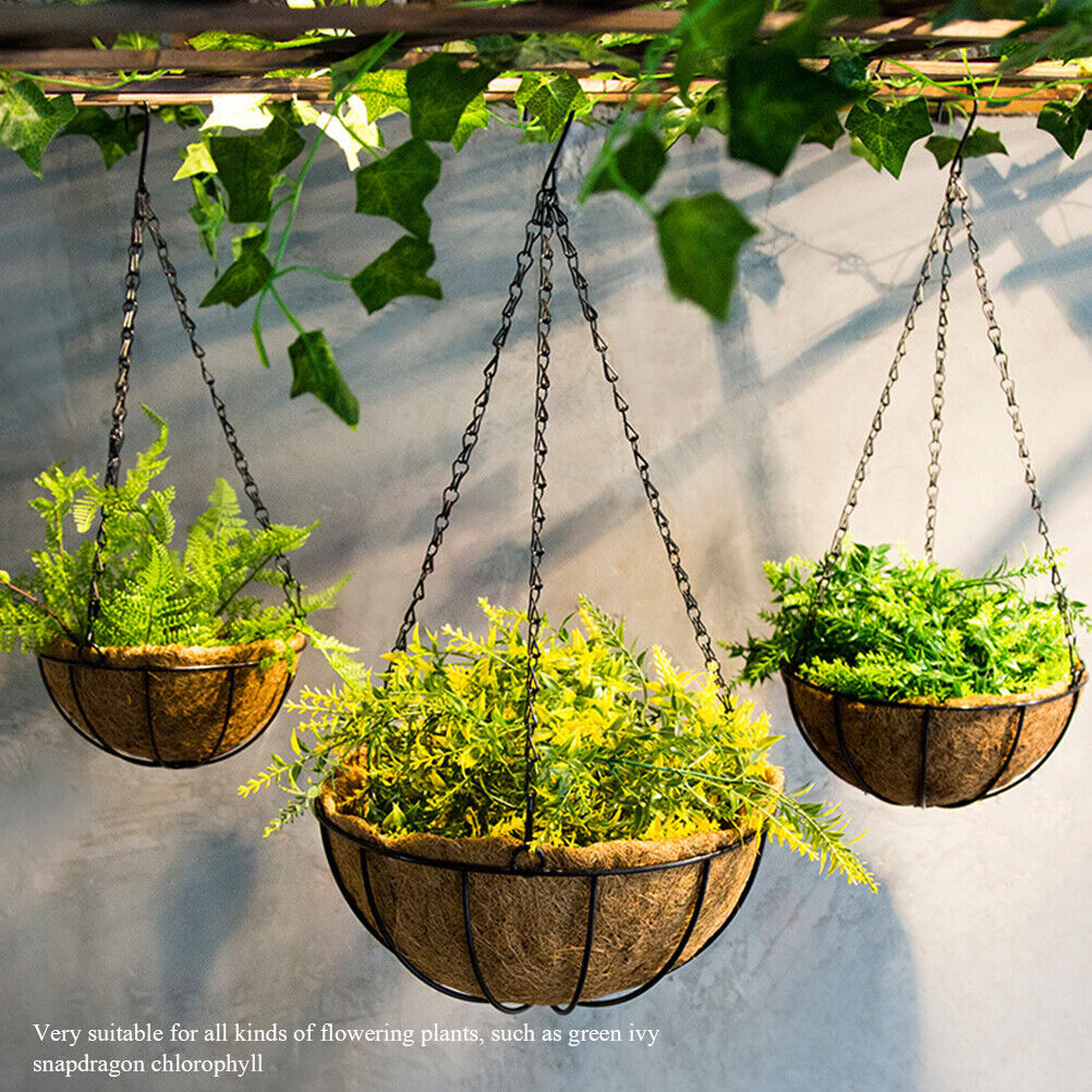 Metal Hanging Basket - Crystal Decor Shop