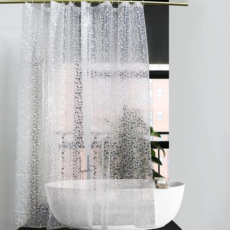 Translucent Shower Curtain - Crystal Decor Shop