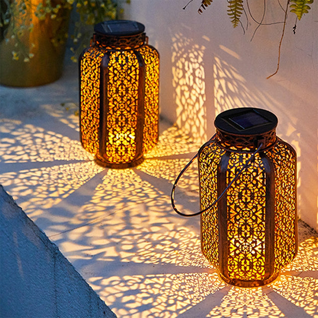 LED Retro Lantern - Crystal Decor Shop